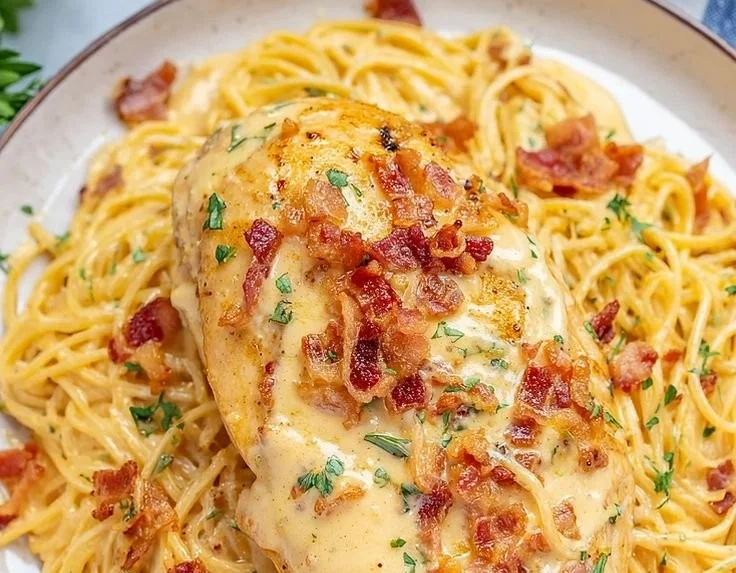 Delicious Easy Crock Pot Crack Chicken served in a bowl with toppings.