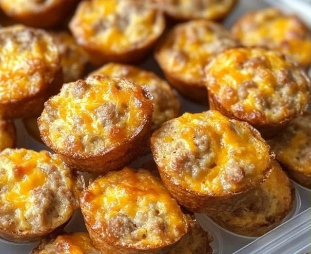 High-protein pancake sausage mini muffins for a nutritious breakfast