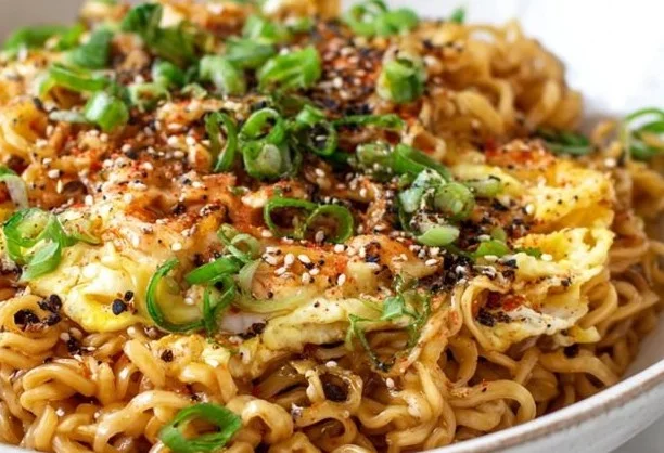 Delicious homemade TikTok ramen recipe with fresh ingredients