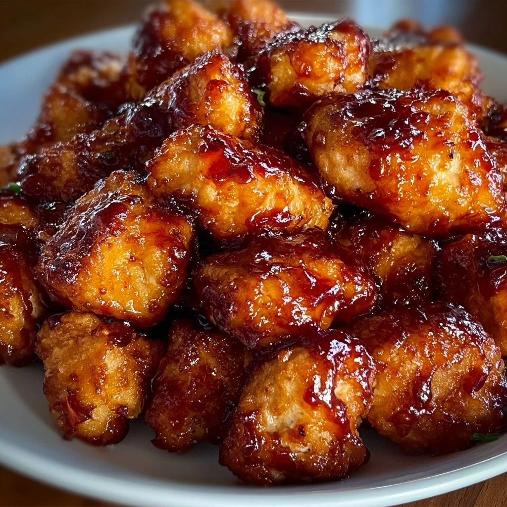 Air Fryer Honey BBQ Chicken Bites