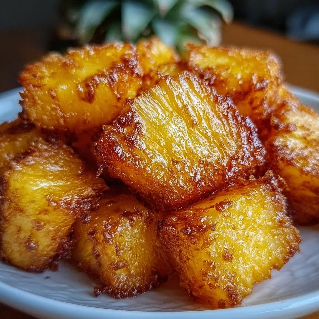 Air Fryer Pineapple Chunks