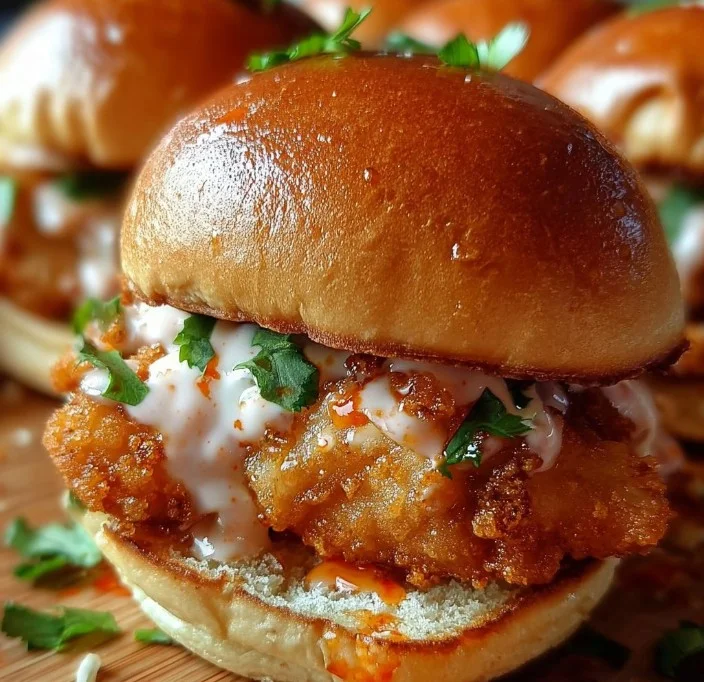Bang Bang Chicken Sliders