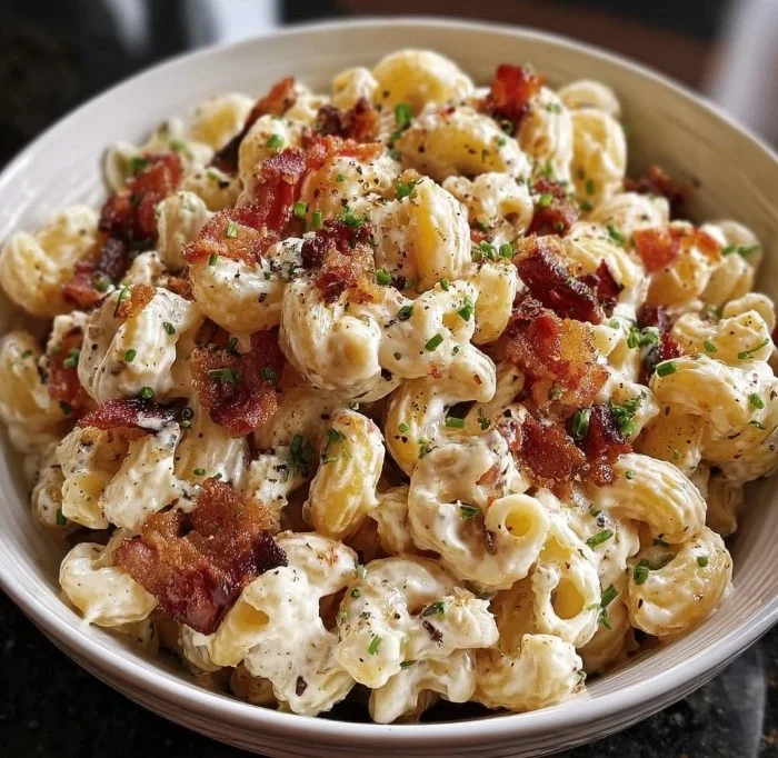 Creamy Bacon Cheddar Ranch Pasta Salad You’ll Love This Recipe
