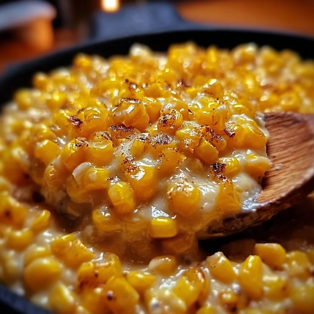Creamy Honey Butter Skillet Corn