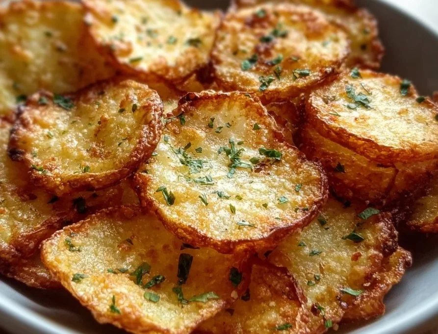 Crispy Air Fryer Sliced Potatoes