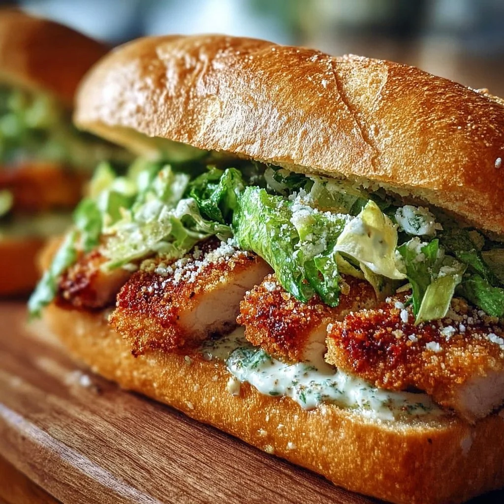Crispy Chicken Caesar Sandwich