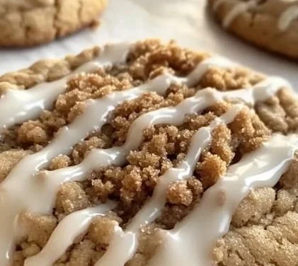 Delicious Gilmore Girls coffee cake cookies on a dessert platter