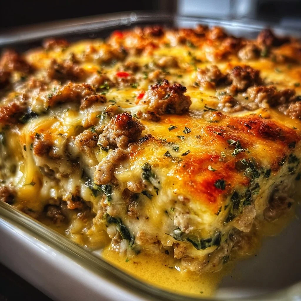 High Protein Ground Turkey Casserole