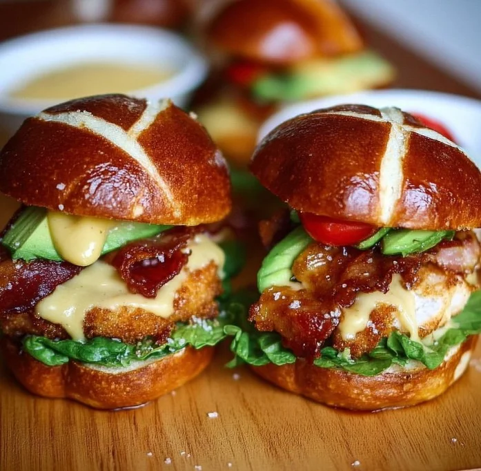 Honey Mustard BLT Chicken Sliders