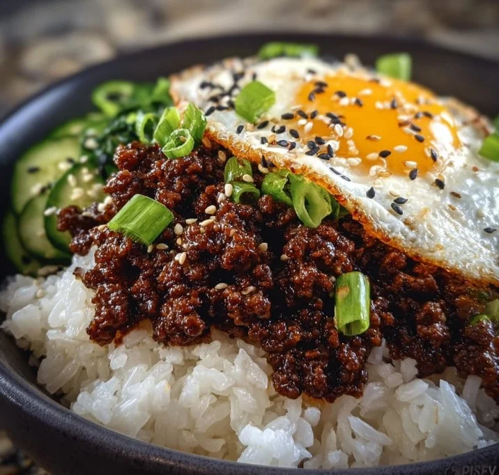 Korean Ground Beef Bowl