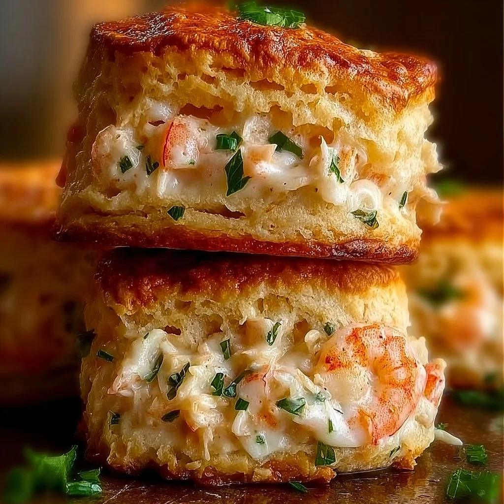 Shrimp Crab Biscuit Melts