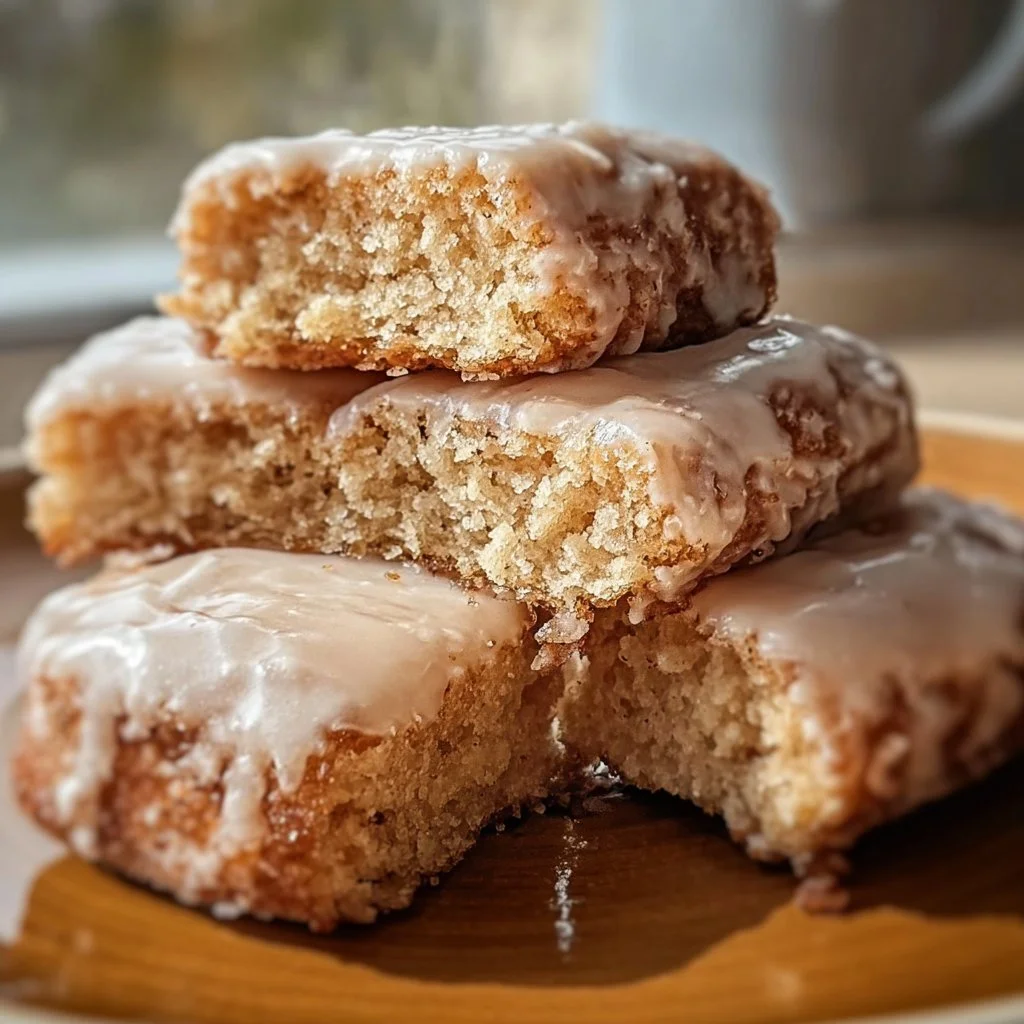 Soft Baked Maple Donut Bars