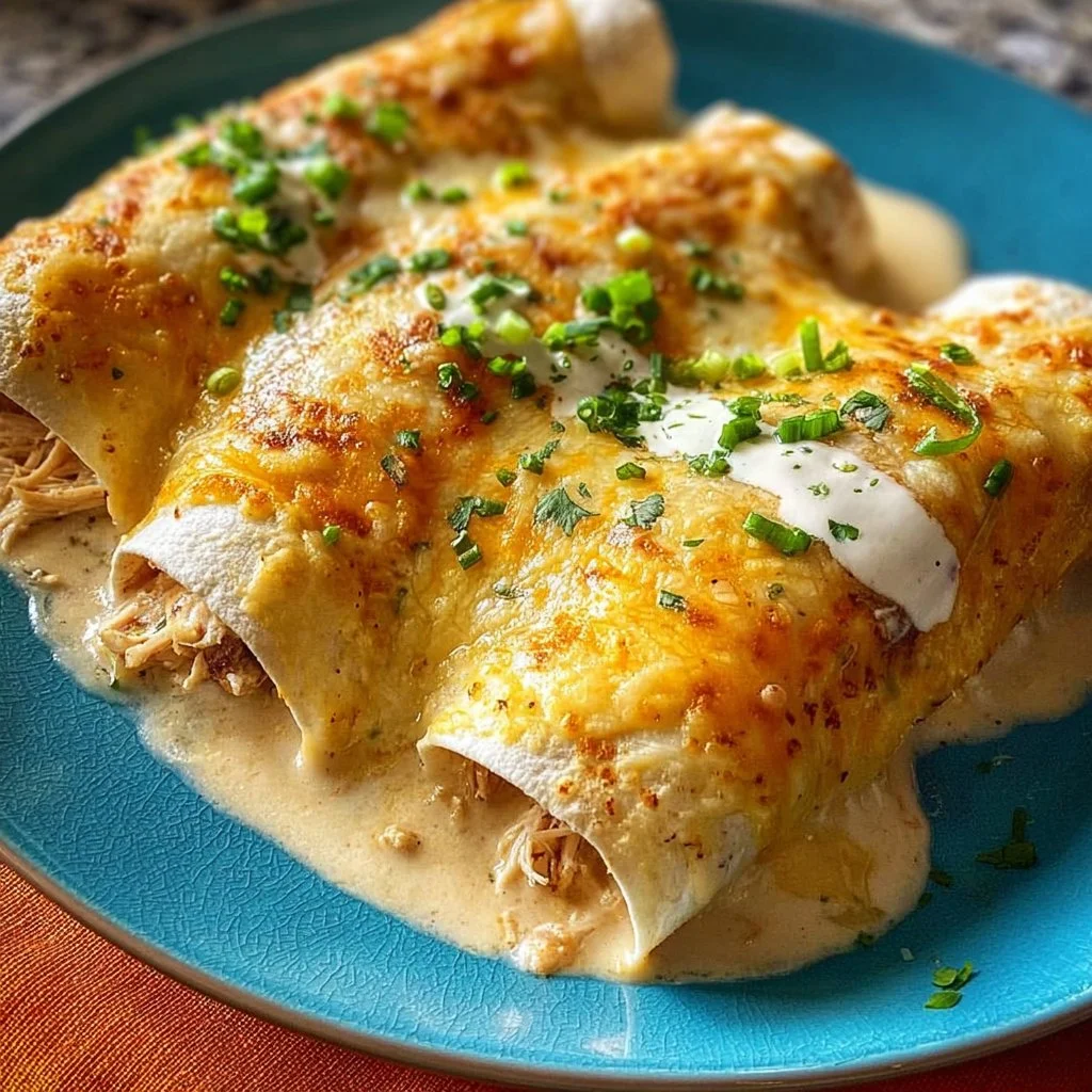 Tasty White Rotisserie Chicken Enchiladas